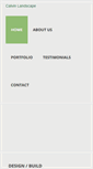 Mobile Screenshot of calvinlandscape.com